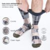 Men's Dress Socks Premium Cotton Casual Socks, 4-Pack