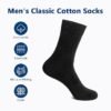 Men's Dress Crew Socks Soft Dress Socks, 6-Pack